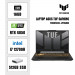 Laptop Asus TUF Gaming 15 FX507ZU4-LP054W (Core i7 12700H/ 16GB/ 512GB SSD/ Nvidia GeForce RTX 4050 6GB GDDR6/ 15.6inch Full HD/ Windows 11 Home/ Grey)