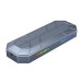 Hộp đựng ổ cứng Orico RGB M2VG01-C3-GY M2 NVME Type-C tốc độ 10Gbps Màu xám