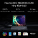 Laptop Asus Zenbook Pro 14 Duo OLED UX8402VU-P1028W (Core i9-13900H/ 32GB/ 1TB SSD/ Nvidia GeForce RTX 4050 6GB GDDR6/ 14.5inch 3K Touch/ Windows 11 Home/ Black/ Vỏ nhôm)