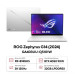 Laptop Asus Gaming ROG Zephyrus G14 GA403UU-QS101W (Ryzen 9 8945HS/ 32GB/ 512GB SSD/ Nvidia GeForce RTX 4050 6GB GDDR6/ 14.0inch 3K/ Windows 11 Home/ Platinum White)