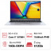 Laptop Asus Vivobook 15 OLED A1505VA-L1491W (Core i7 13700H/ 16GB/ 512GB SSD/ Intel Iris Xe Graphics/ 15.6inch FHD OLED/ Windows 11 Home/ Silver)