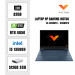 Laptop HP Gaming Victus 16-r0229TX - 9Q980PA (i5 13500H/ 32GB/ 512GB SSD/ RTX 4050 6GB/ 16.1 inch FHD/ 144Hz/ Win11/ Xanh)