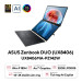 Laptop Asus Zenbook Duo OLED UX8406MA-PZ142W (Ultra 9 185H/ 32GB/ 1TB/ Intel Arc Graphics/ 14.0inch 3K/ Windows 11 Home/ Xám)