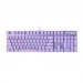 Bàn phím cơ Rapoo V500 Pro Purple (Red Switch/ PBT Doubleshot/ LED Trắng/ Tím)