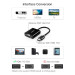 Cáp chuyển Ugreen 90813 HDMI sang VGA có cổng cấp nguồn USB-C cm611