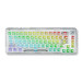 Bàn phím cơ Aula 3 MODE F68 Đen Trong Suốt (Ice crystal switch/ Polycarbonate/ LED RGB)