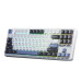 Bàn phím cơ Aula có dây F87 Đen Trắng Xanh Dương Grey Wood V3 switch 