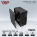 Vỏ máy tính VSP V600 kèm 1 Fan (Mid Tower/ Đen)