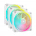 Quạt case Corsair iCUE LINK LX120 RGB Triple White 