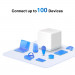 Bộ phát wifi Mercusys Halo H30 2-Pack (Chuẩn AC/ AC1200Mbps/ Ăng-ten ngầm/ Wifi Mesh/ Dưới 100 User)