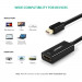 Cáp chuyển Ugreen 40360 Mini Displayport sang HDMI âm dài 20cm hỗ trợ 4k