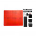 Bảng treo đồ pegboard HyperWork PG02 - Đỏ 