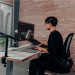 Khung bàn nâng hạ HyperWork Atlas HPW-DP01-BLK Đen (Chưa bao gồm mặt bàn)