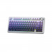 Bàn phím cơ Aula 3 MODE F75/ F75 PRO Trắng+tím gradient Star Vector switch (Bluetooth/Wireless/ LED RGB)