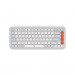 Bàn phím không dây Logitech POP Icon Keys (Bluetooth/Wireless/ Trắng)