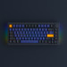 Bàn phím cơ không dây AKKO 5075B Plus Multi-modes Horizon SP Akko Cream Yellow Pro switch (PBT Doubleshot/ LED RGB)