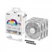 Quạt case Asus TUF Gaming TR120 FAN ARGB White 3in1