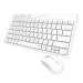 Bộ bàn phím chuột không dây Rapoo 8000M - Màu trắng (Bluetooth/Wireless)