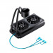 Tản nhiệt nước AIO JONSBO TH-240 Black (ARGB, Hiển Thị Nhiệt Độ) 