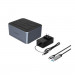 Đế ổ cứng (Docking) Orico 6626C3-C-V1-EU-GY-BP-HW 2 khe cắm USB-C và USB-A (Vỏ nhôm)