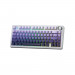 Bàn phím cơ Aula F75/ F75 PRO Trắng + tím gradient - Seiya Star Vector switch