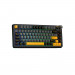 Bàn phím cơ Aula 3 MODE AU75 Đen+xám+cam Star Vector Switch 
