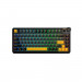 Bàn phím cơ Aula 3 MODE AU75 Đen+xám+cam Star Vector Switch 