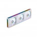 Quạt case JONSBO ZA-360WR White LED ARGB REVERSE (fan ngược) 