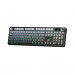 Bàn phím cơ Aula 3 MODE F108 PRO đen gradient Nimbus Switch