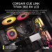Tản nhiệt nước AIO Corsair iCUE LINK TITAN 360 RX RGB LCD Black CW-9061023-WW