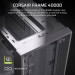 Vỏ máy tính Corsair FRAME 4000D White CC-9011291-WW (Mid Tower/ Trắng)