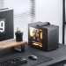 Vỏ máy tính JONSBO C6 MAX Black (Mini Tower/ M-ATX/ Đen)