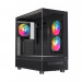 Vỏ máy tính EINAREX S500 Core Black (Mini Tower/ M-ATX/ Đen)