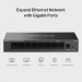 Switch Mercusys MS108GS (10/100/1000 Mbps/ 8 Cổng/ Vỏ Thép)