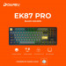 Bàn phím cơ không dây Dareu EK87 Pro Triple Mode Black Golden DareU Cloud switch 