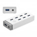 Bộ chia USB Ugreen 20296 1 ra 7 cổng USB 3.0 (nguồn 12V/2A kèm sạc Mac, máy tính bảng, điện thoại)