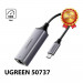 Cáp chuyển Ugreen 50737 USB Type C sang LAN 10/100/1000Mbps