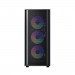 Vỏ máy tính KENOO ESPORT AFT240 - 3F - Màu Đen (Mid Tower/ ATX/ Đen)