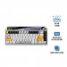 Bàn phím cơ LEOBOG 3 Mode AMG65 Trắng Light feather switch 