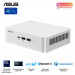 Mini PC Asus NUC 15 Pro Plus Tall NUC15CRSU5 (Ultra 5 225H/ NoOS/ Trắng/ 3Y/ Vỏ nhôm)