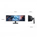 Màn hình gaming Samsung Odyssey G9 LS49FG912EEXXV (49Inch/ DQHD (5120x1440)/ 1ms/ 144Hz/ 350cd/m2/ VA)