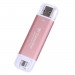 Ổ cứng di động SSD Transcend 1Tb TS1TESD310P (Type-C và USB3.2/ 1050Mb/s/ 950Mb/s/ Hồng)