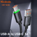 Cáp Mcdodo USB-A - Type-C 1m CA-3960 (có đèn báo sạc)