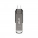 USB Lexar JumpDrive D400 OTG 256Gb USB-A và USB-C Màu ghi