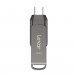 USB Lexar JumpDrive D400 OTG 64Gb USB-A và USB-C Màu ghi