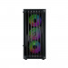Vỏ máy tính KENOO ESPORT EM730- 3F - Mầu Đen (Mid Tower/ E-ATX/ Đen)
