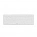 Bàn phím không dây Rapoo E9350L Màu trắng (Bluetooth/Wireless/ Pin sạc)