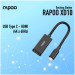 Cáp chuyển Rapoo XD10 USB-C (Type C) sang HDMI