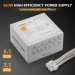 Nguồn máy tính DarkFlash PMT 850 White -850W GOLD ATX 3.1, PCIe 5.1 (850W/ 80 Plus Gold/ Full-Modular/ ATX/ Trắng)