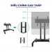 Giá treo Tivi di động Ergotek E1355 (32 – 55 Inch)